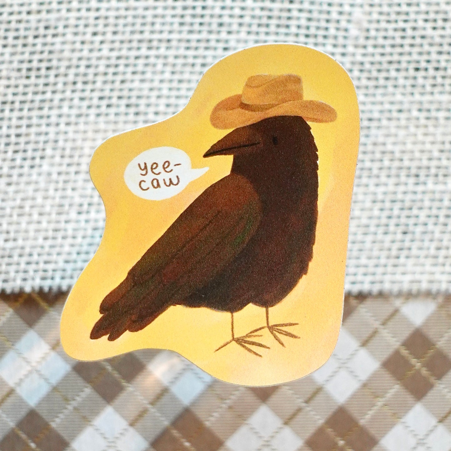 C(r)owboy - Bird Die Cut Vinyl Sticker