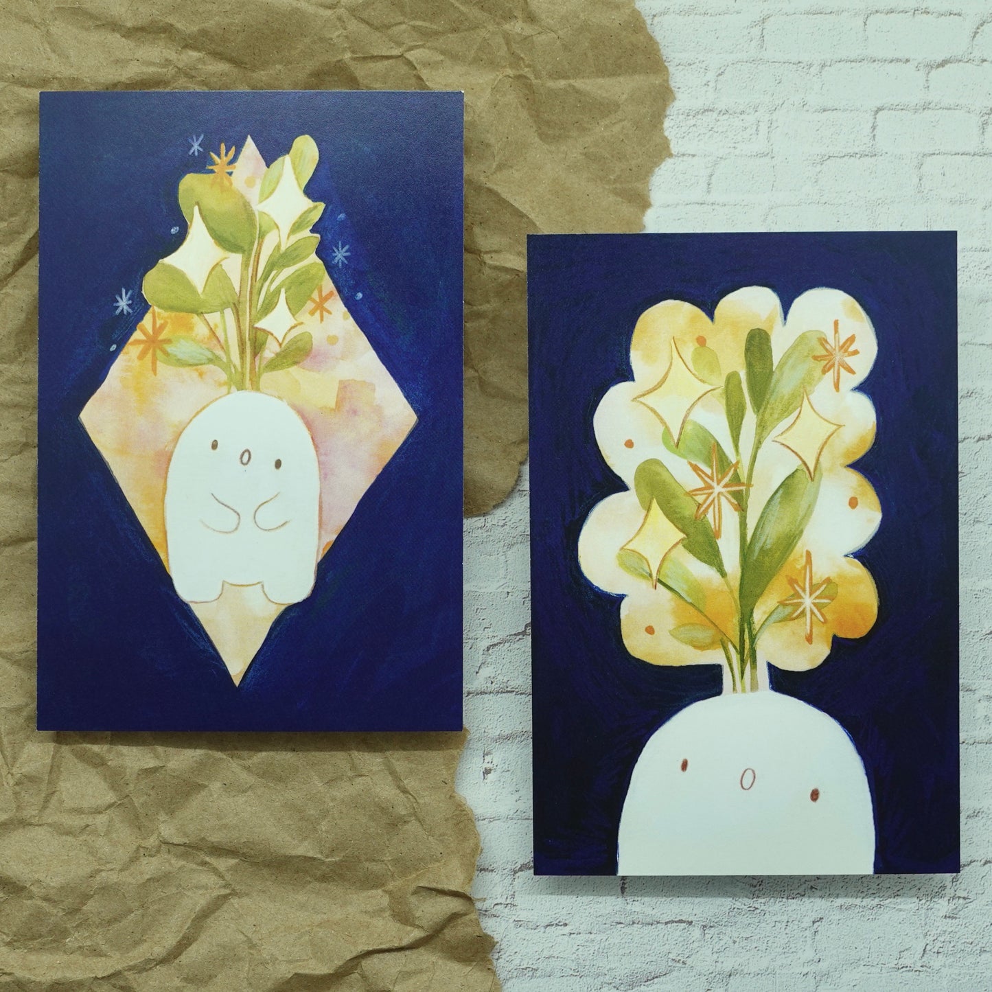 Magic Sprouts - Postcard / Mini Art Print
