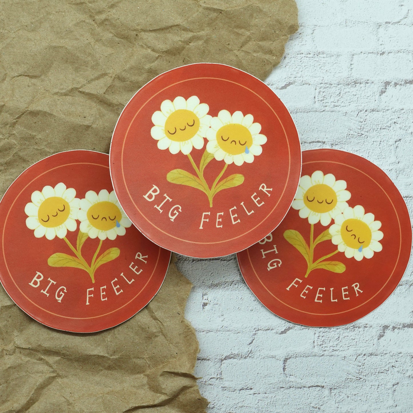 Big Feeler - Circle Vinyl Sticker