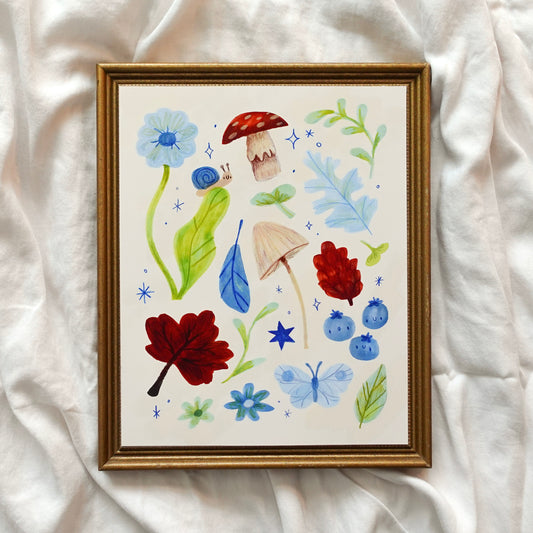 Garden Pals - Cute Wall Art Print