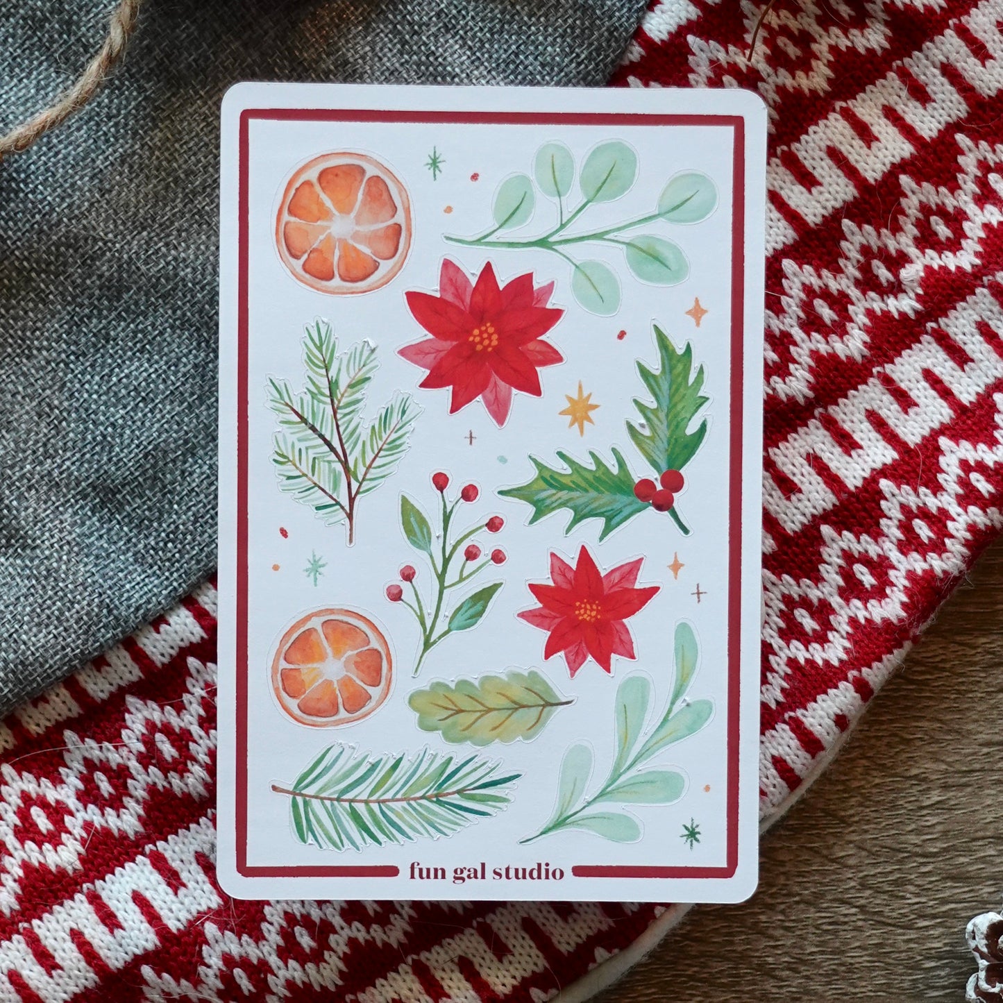 Festive Botanicals - Sticker Sheet