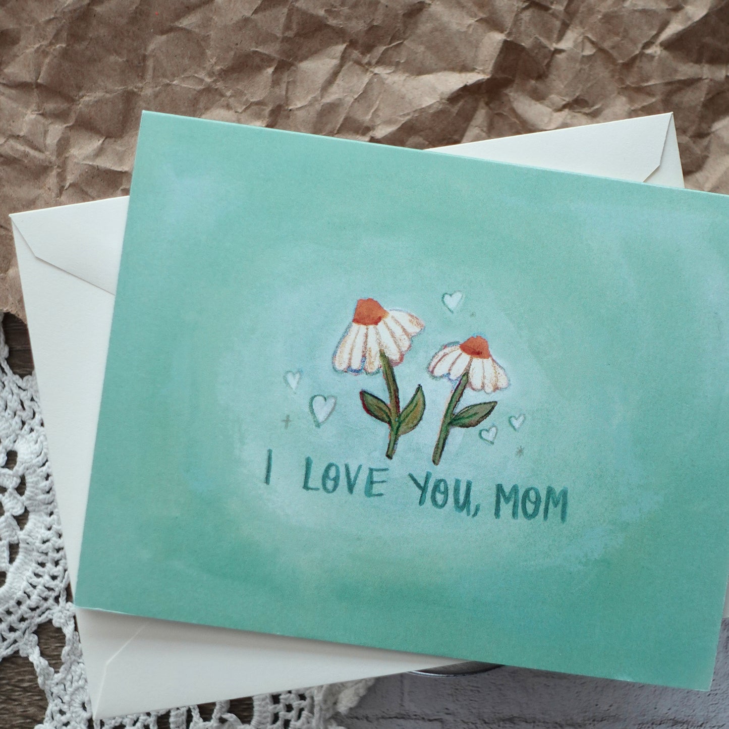 Love You Mom - Mother's Day / Mom Birthday Card