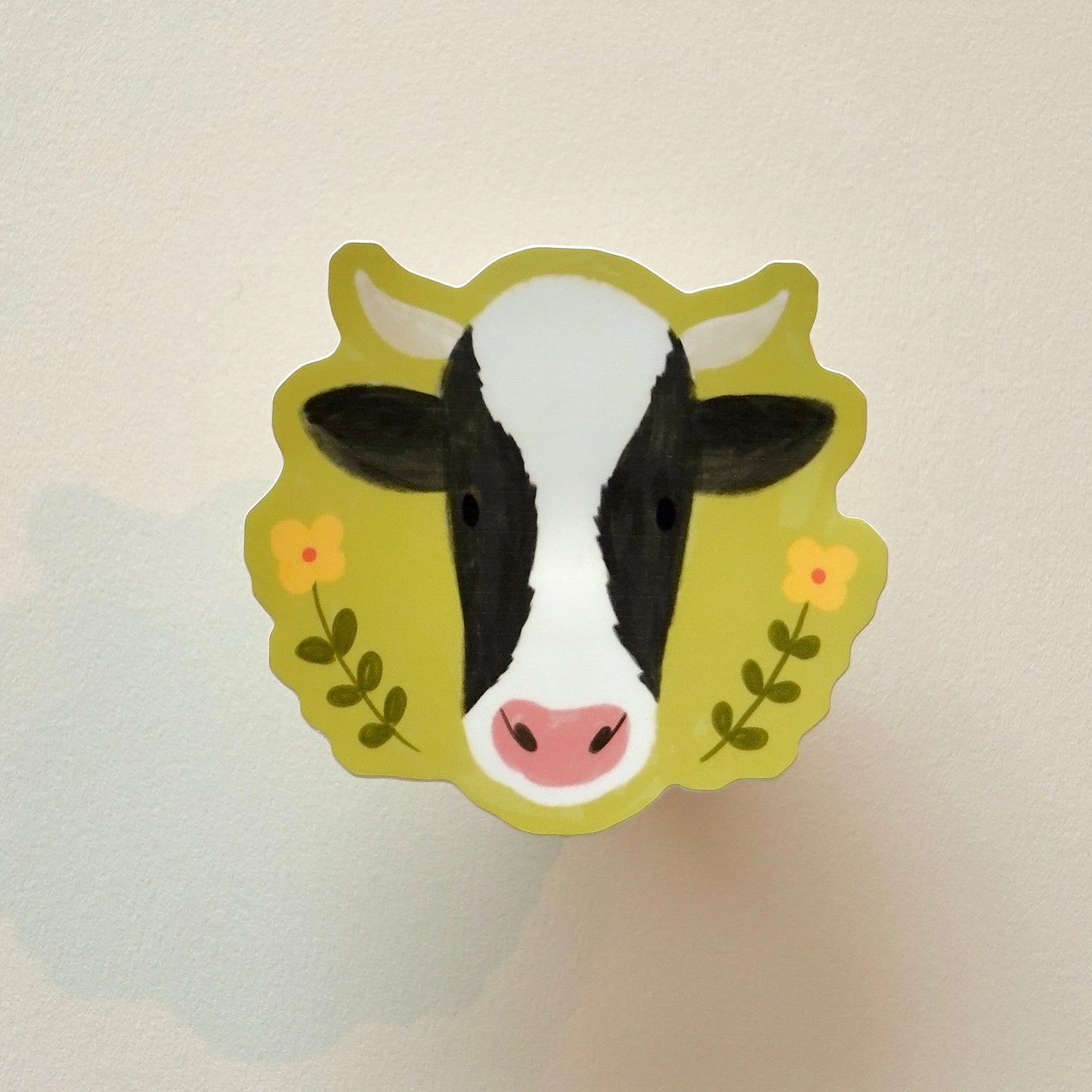 Beautiful Bovine - Cow Die Cut Vinyl Sticker