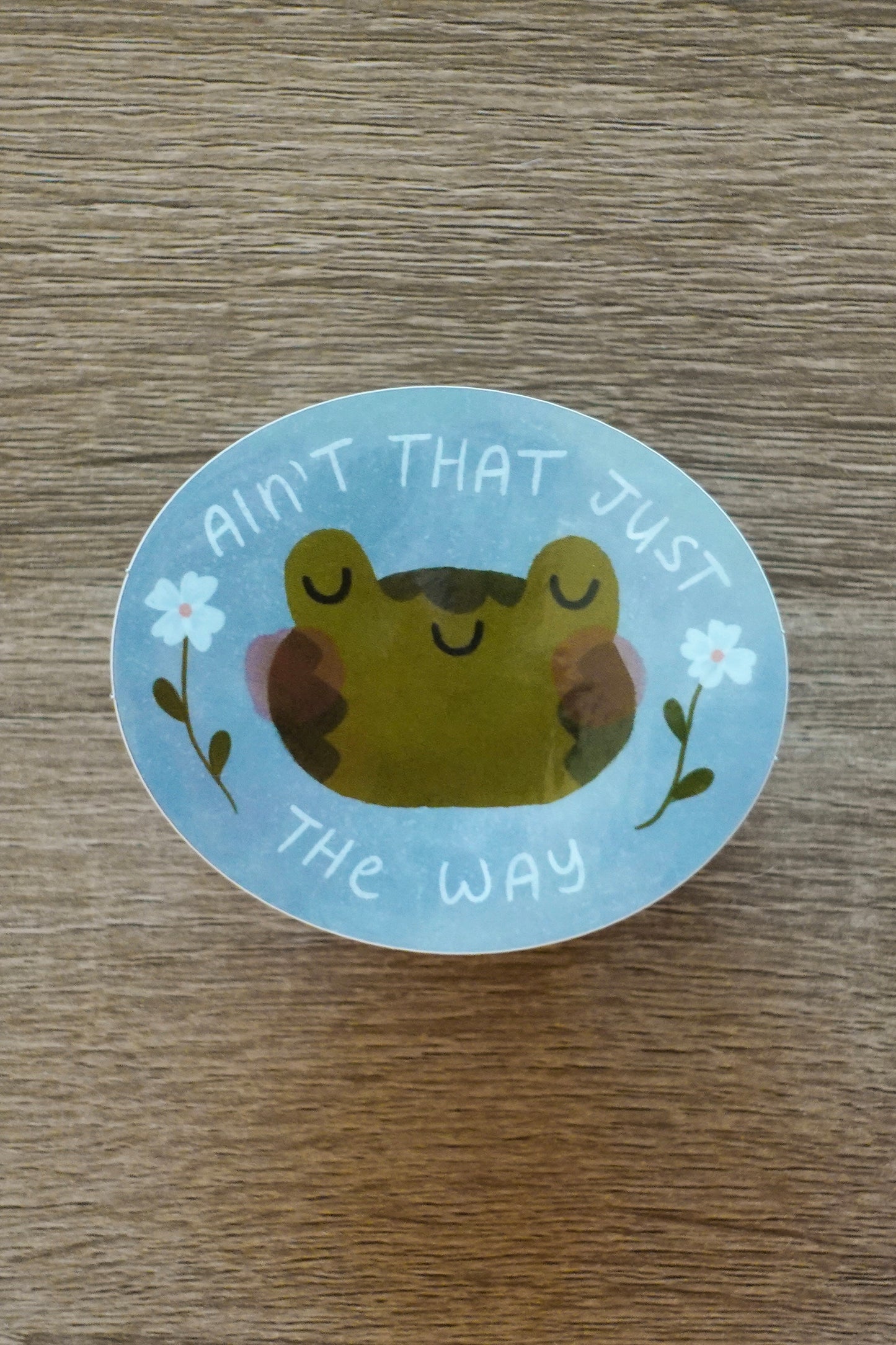 Dr. Cucumber Frog Sticker - Die Cut Vinyl Sticker