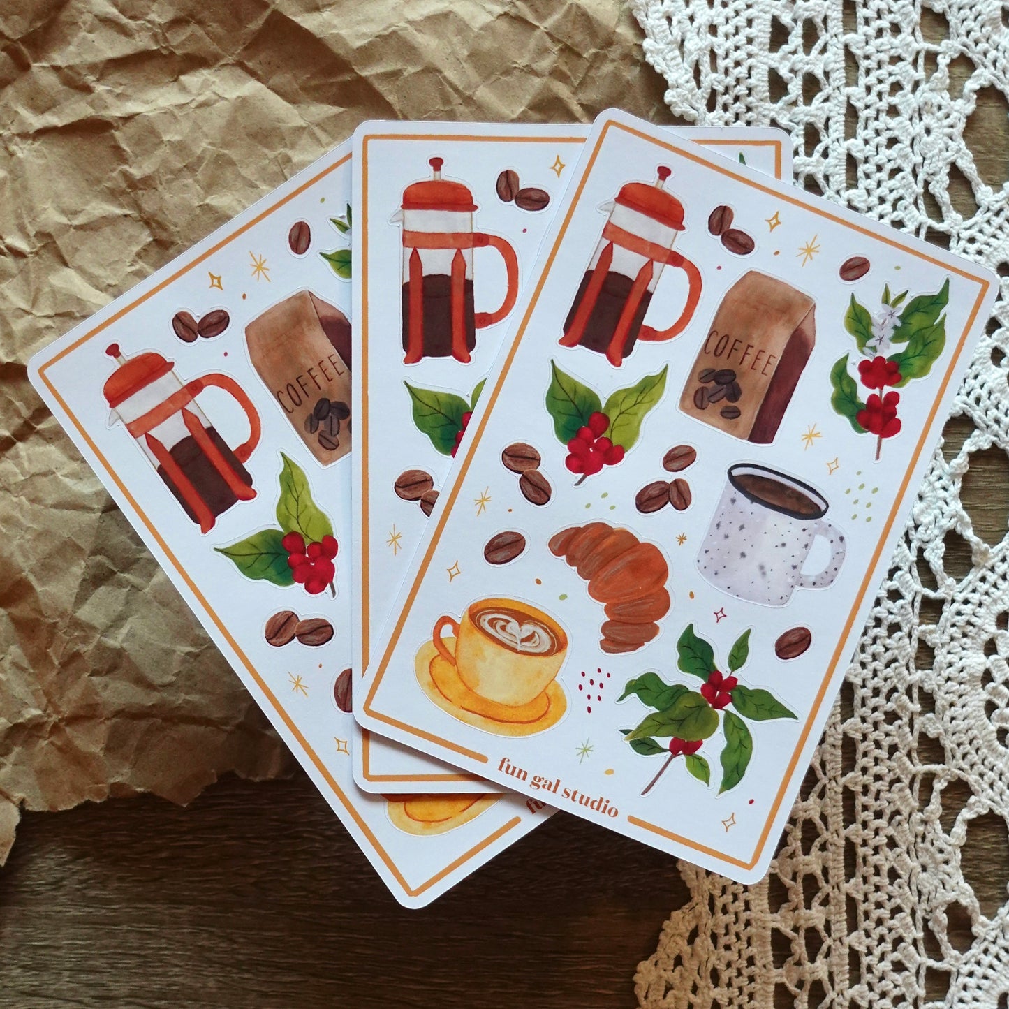 Coffee Lover - Sticker Sheet