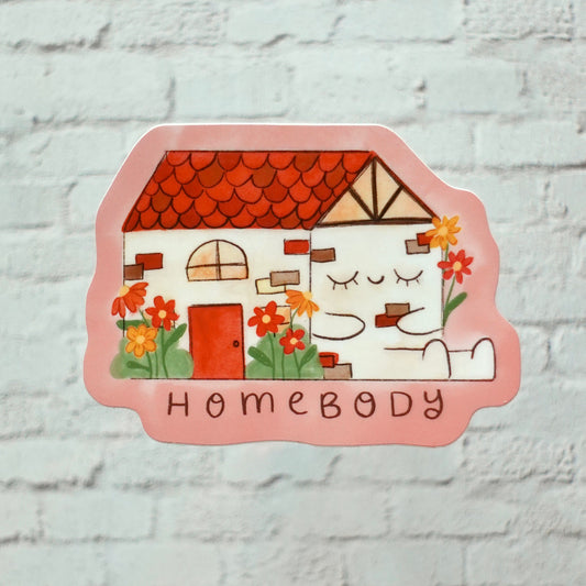 Homebody - House Die Cut Vinyl Sticker