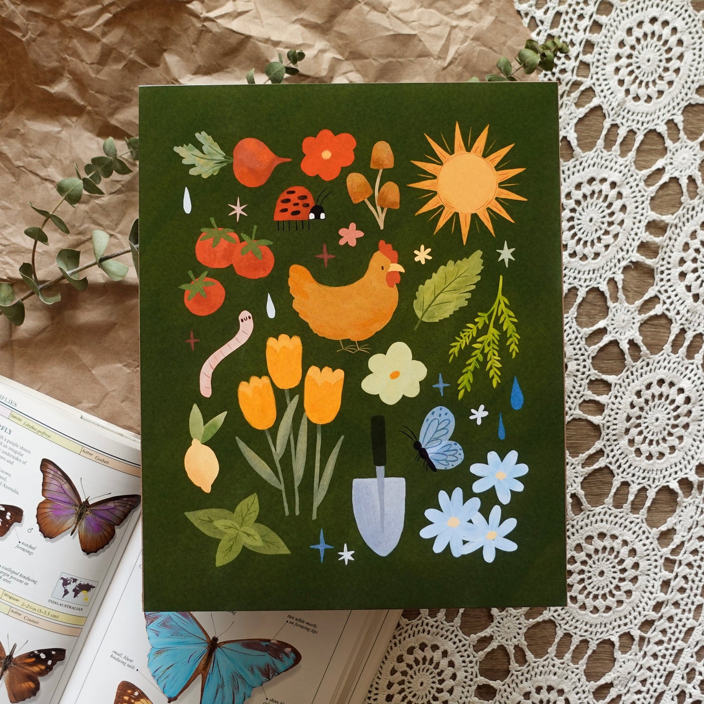 Rainbow Garden - Art Print