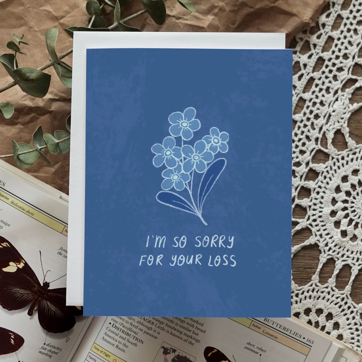 I'm So Sorry for Your Loss - Condolence Card