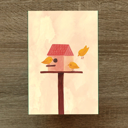 Three Little Birds - Postcard / Mini Art Print