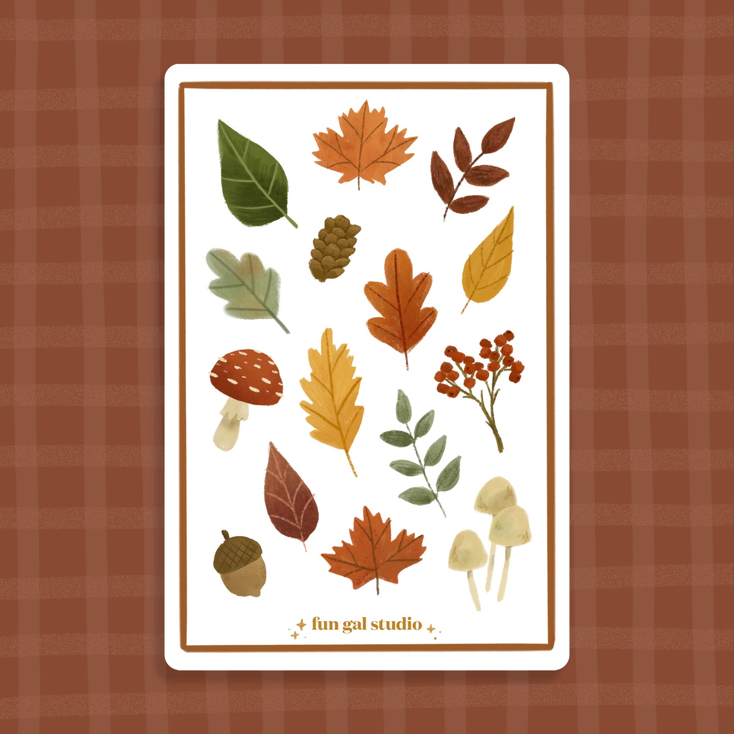 Forest Foliage - Sticker Sheet