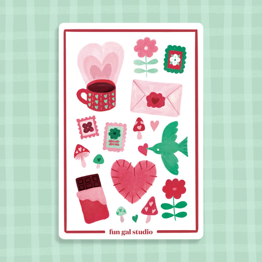 Love is in the Air - Sticker Sheet
