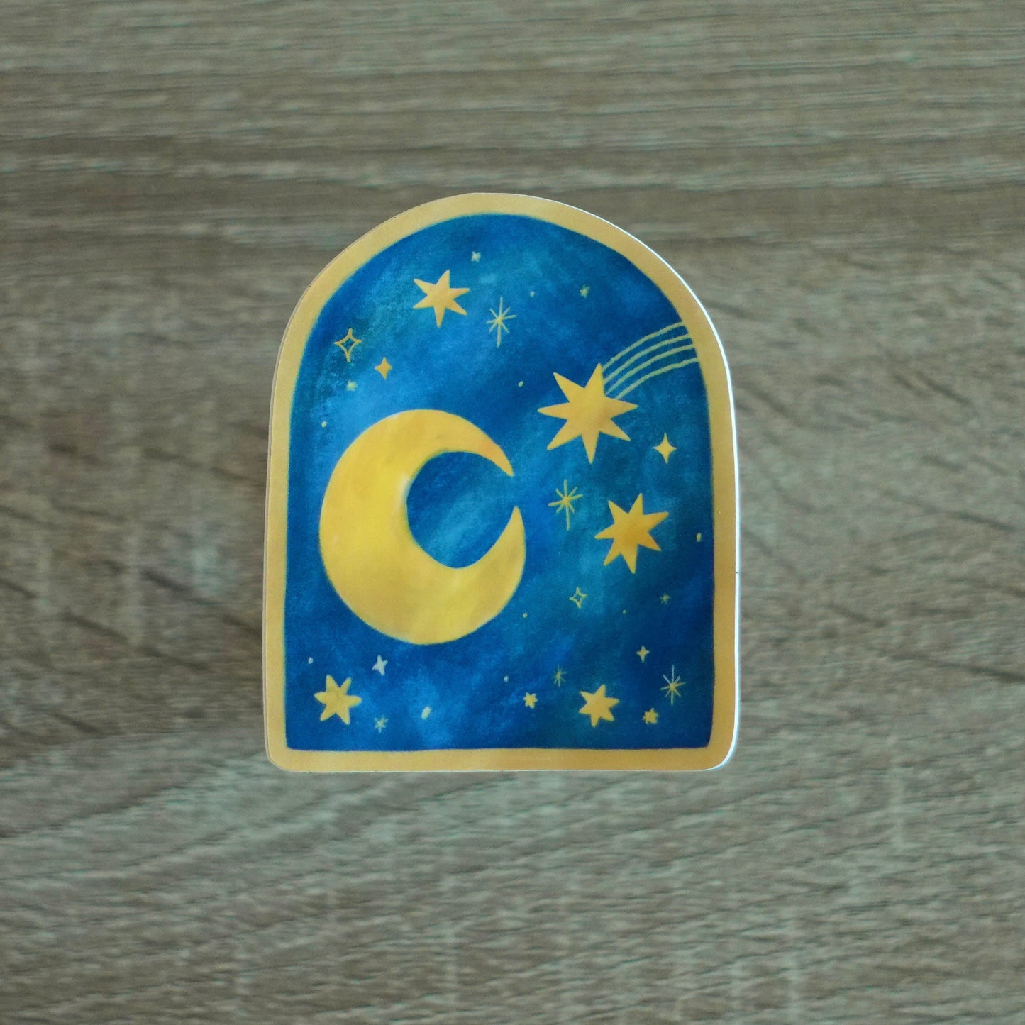 Moon & Stars - Die Cut Vinyl Sticker