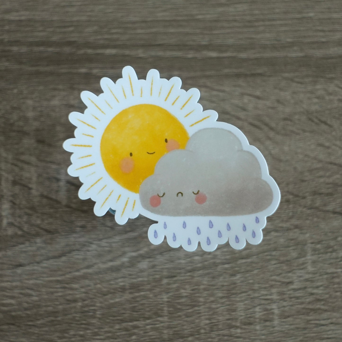 It's Okay to Have Rainy Days - Die Cut Vinyl Sticker