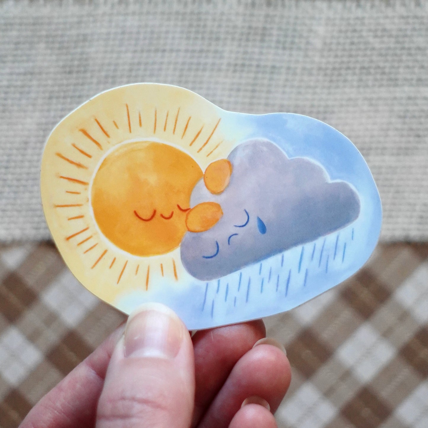 It's Okay to Have Rainy Days - Die Cut Vinyl Sticker