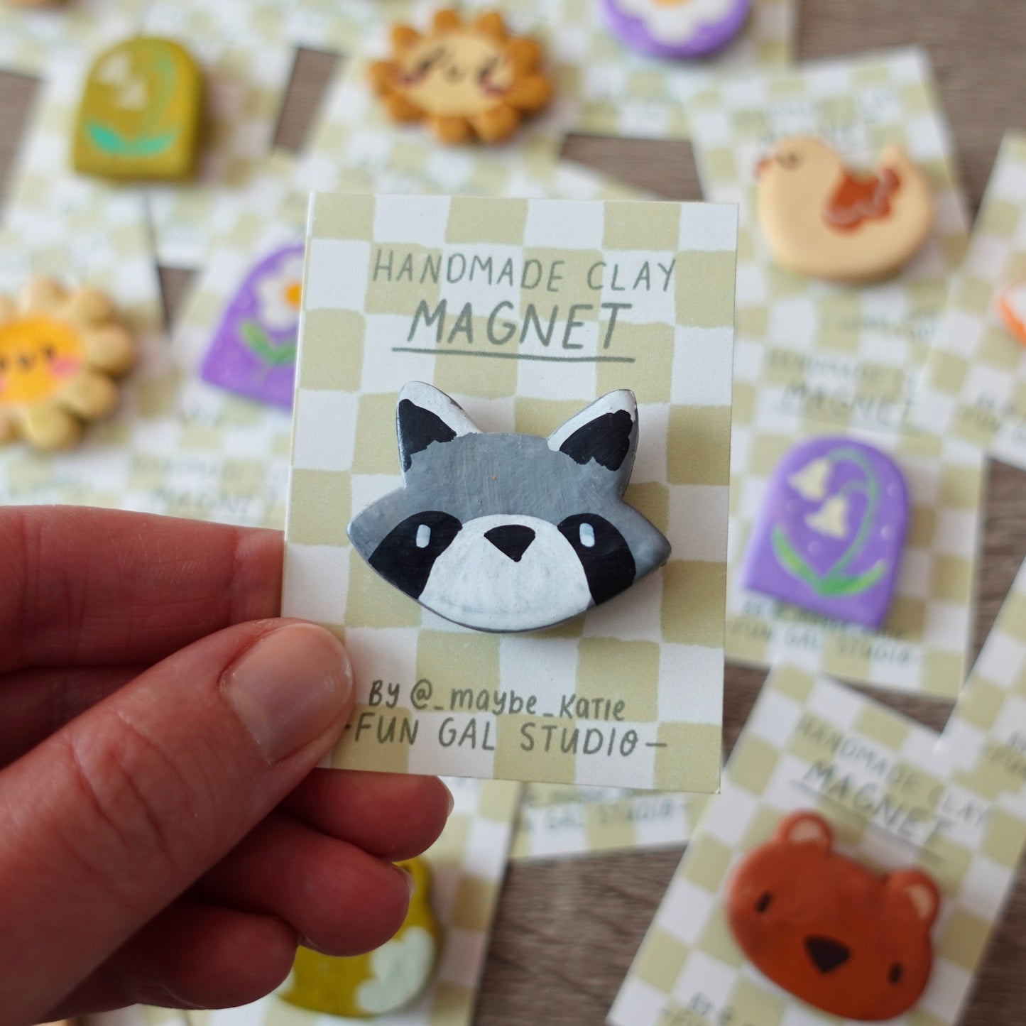 Raccoon Magnet