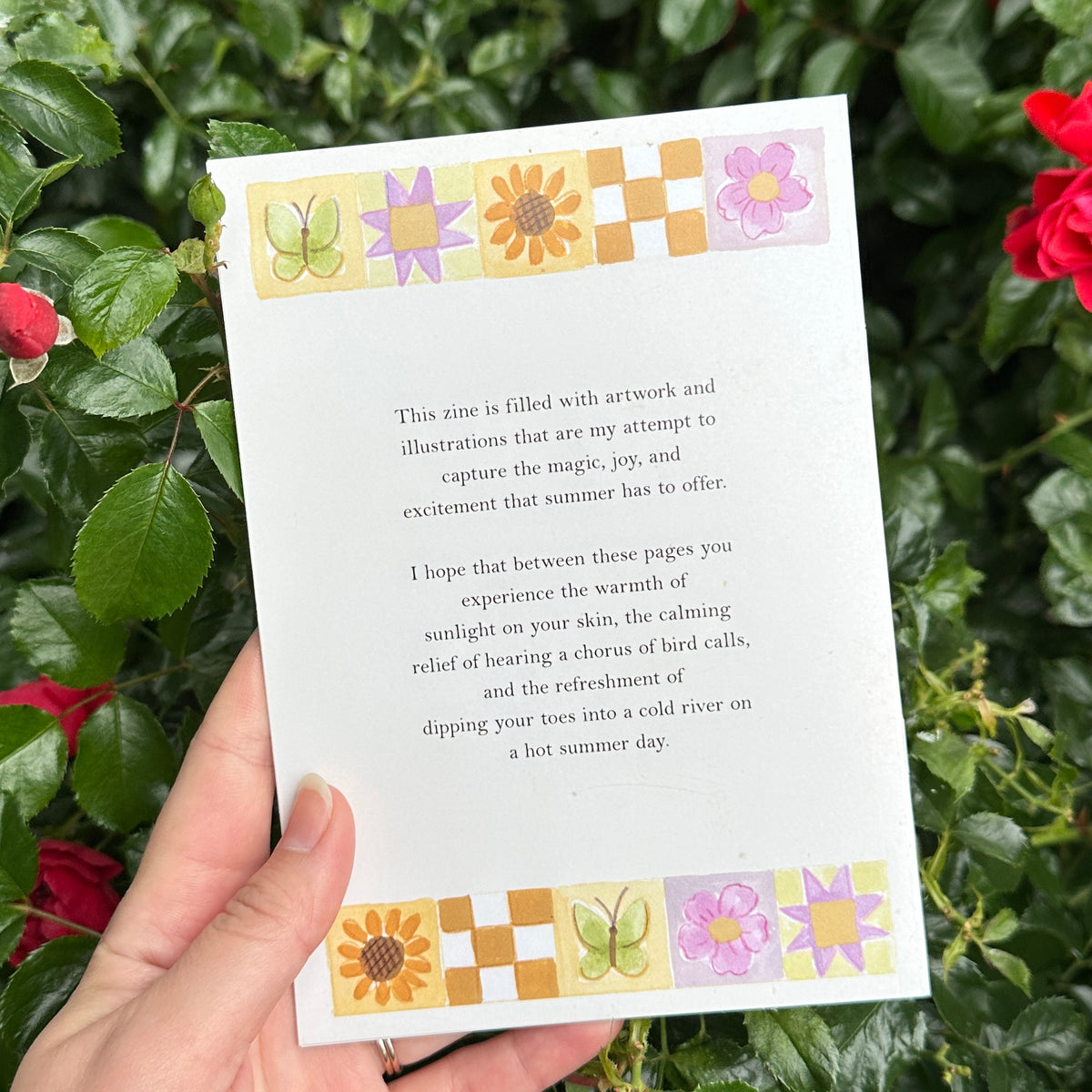 Love Letters to Summer - Illustrated Art Zine (PHYSICAL COPY)