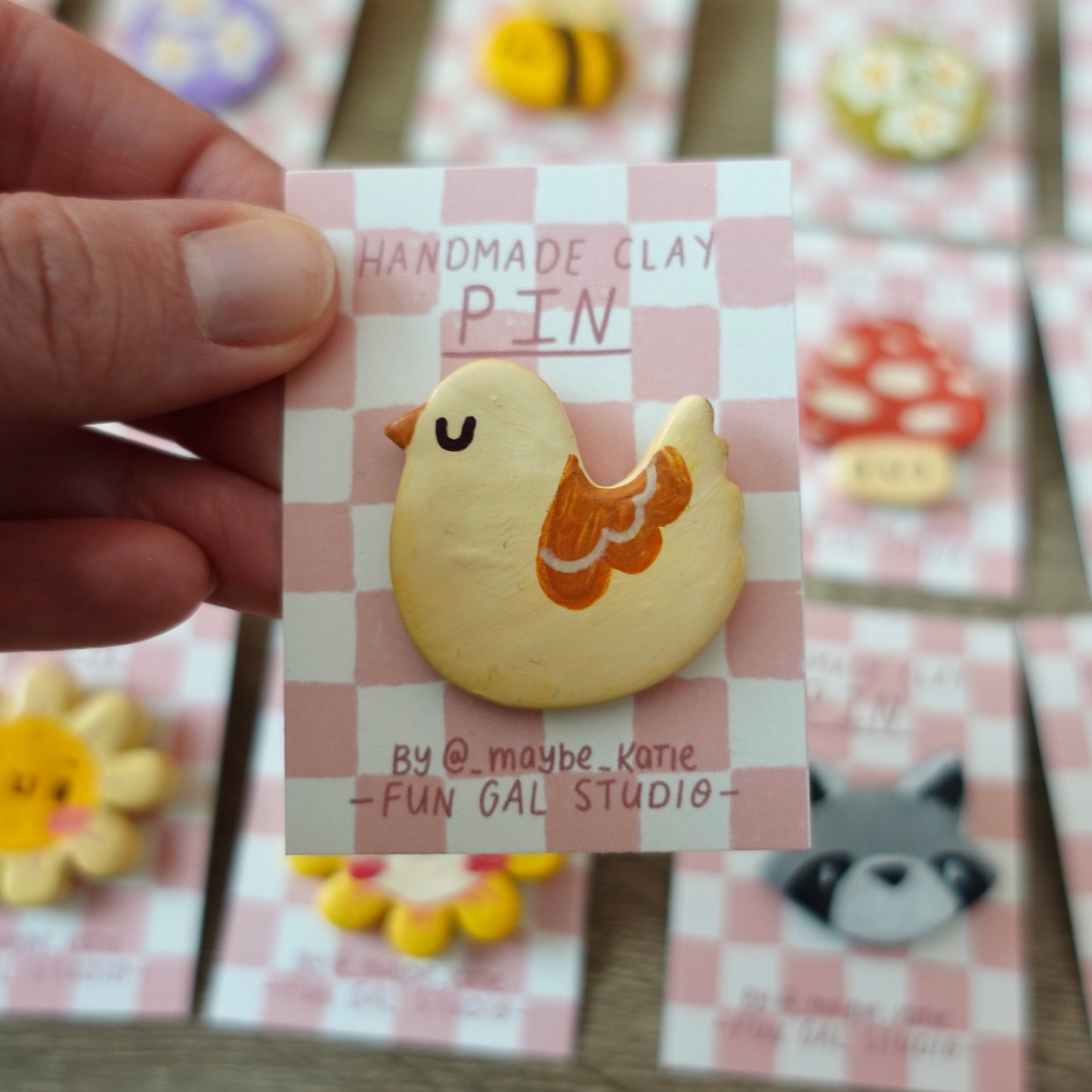 Happy Chicken Pin