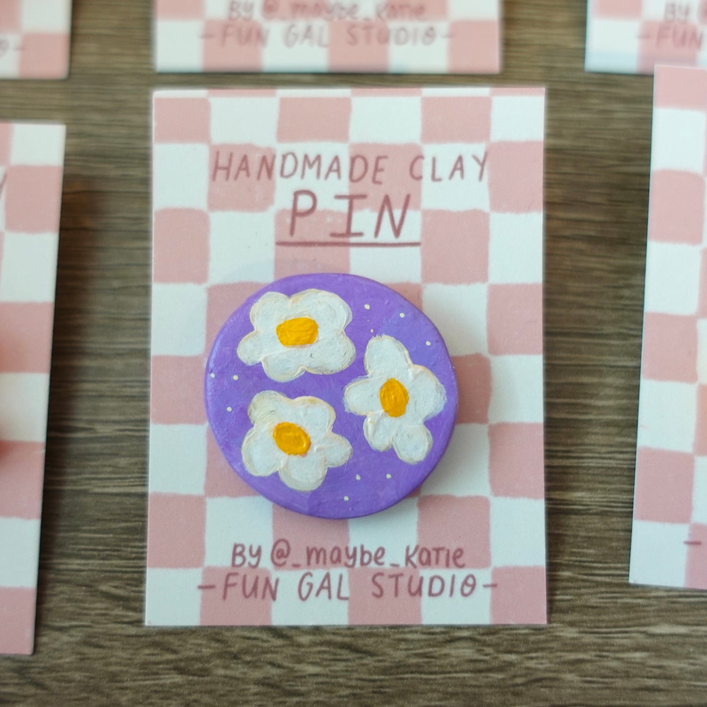 Floral Circle Pin