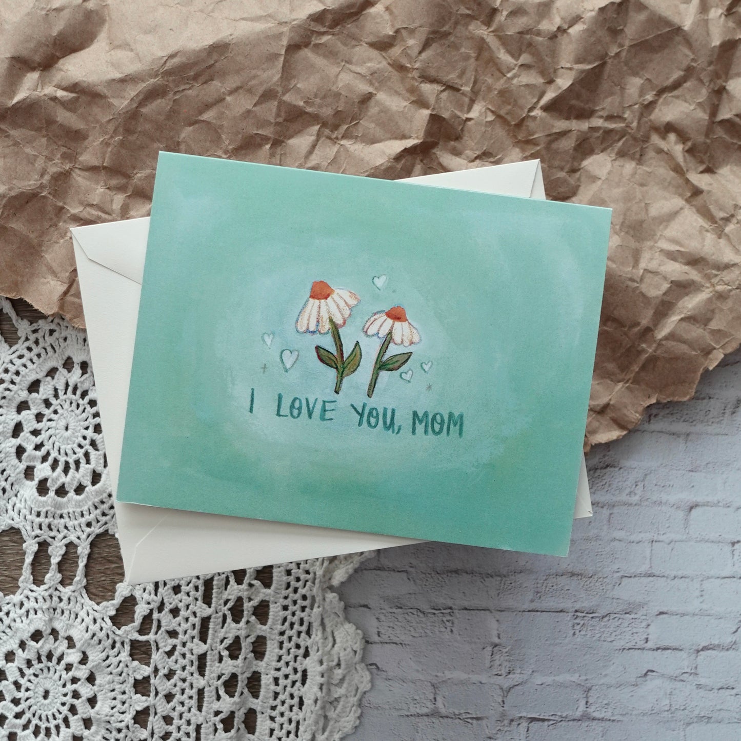 Love You Mom - Mother's Day / Mom Birthday Card