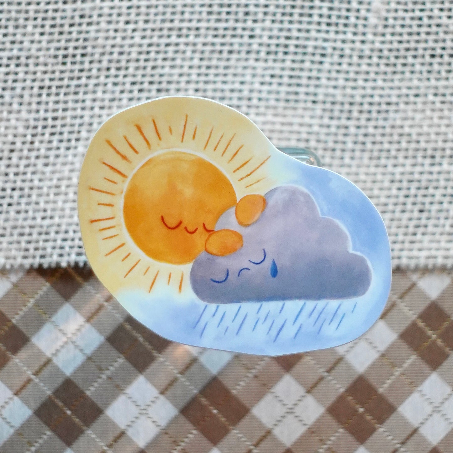 It's Okay to Have Rainy Days - Die Cut Vinyl Sticker