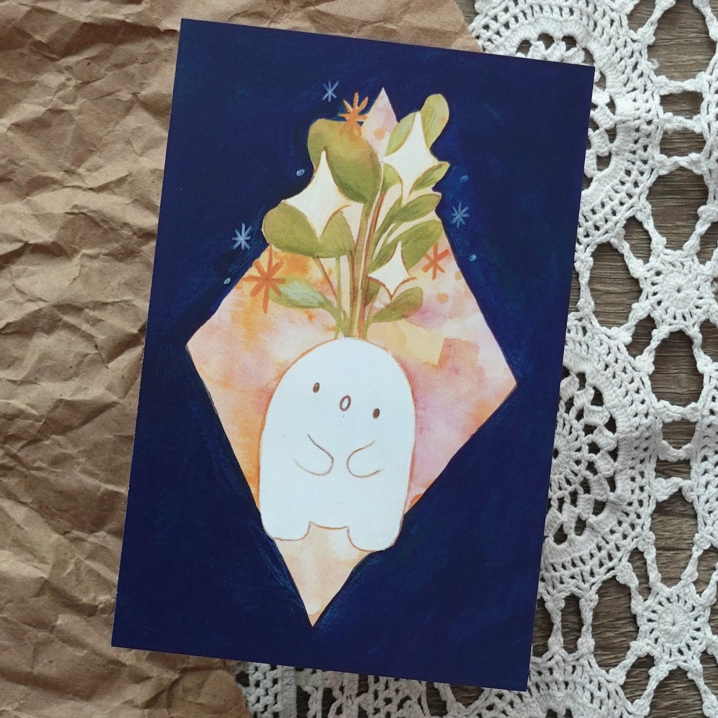 Magic Sprouts - Postcard / Mini Art Print