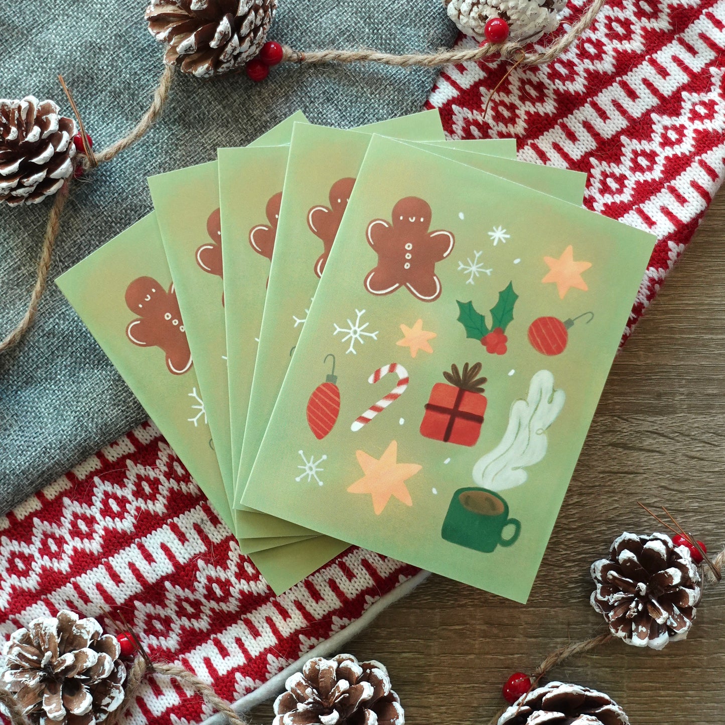 HOLIDAY CARD PACK - Set of 5