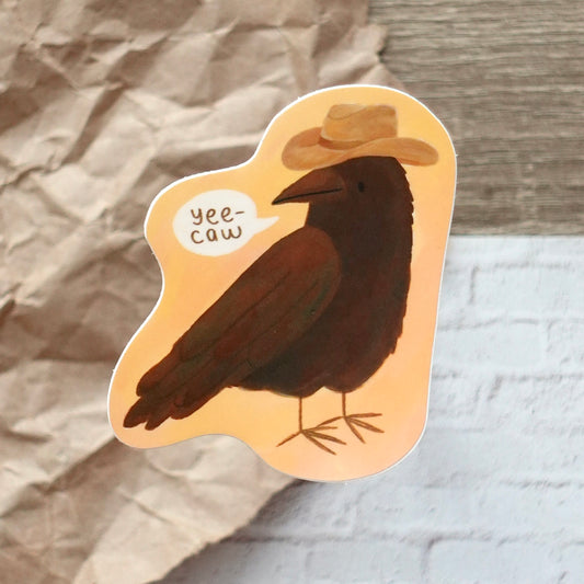 C(r)owboy - Bird Die Cut Vinyl Sticker