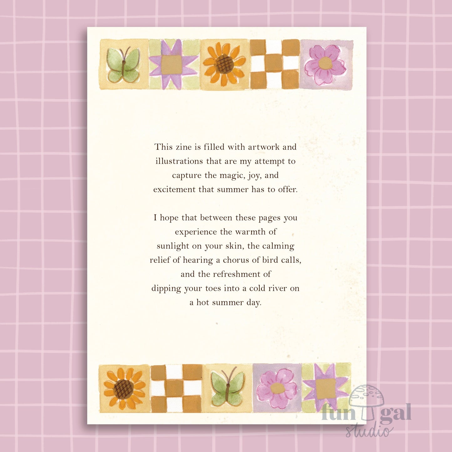 Love Letters to Summer - Digital Illustrated Art Zine (DIGITAL COPY)