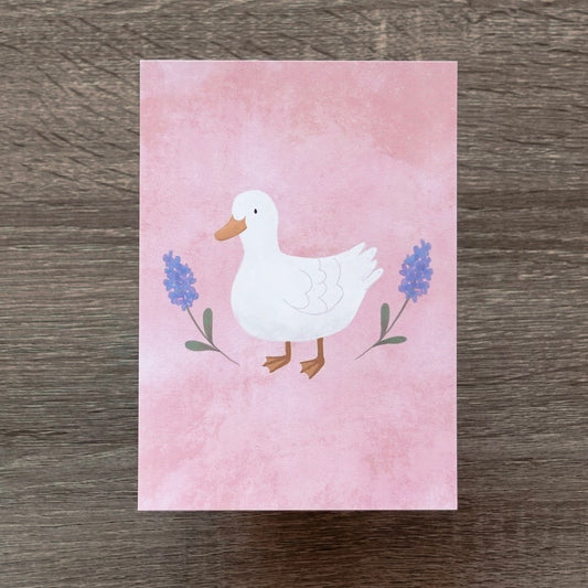 Duck & Lilac - Postcard