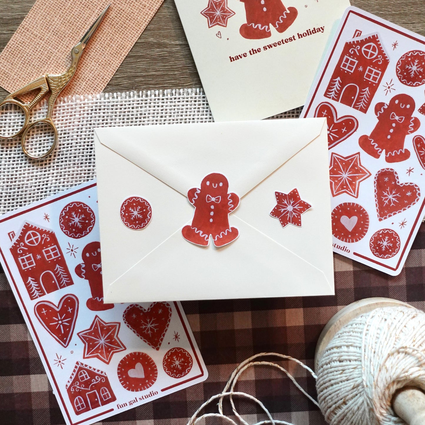 Gingerbread - Sticker Sheet