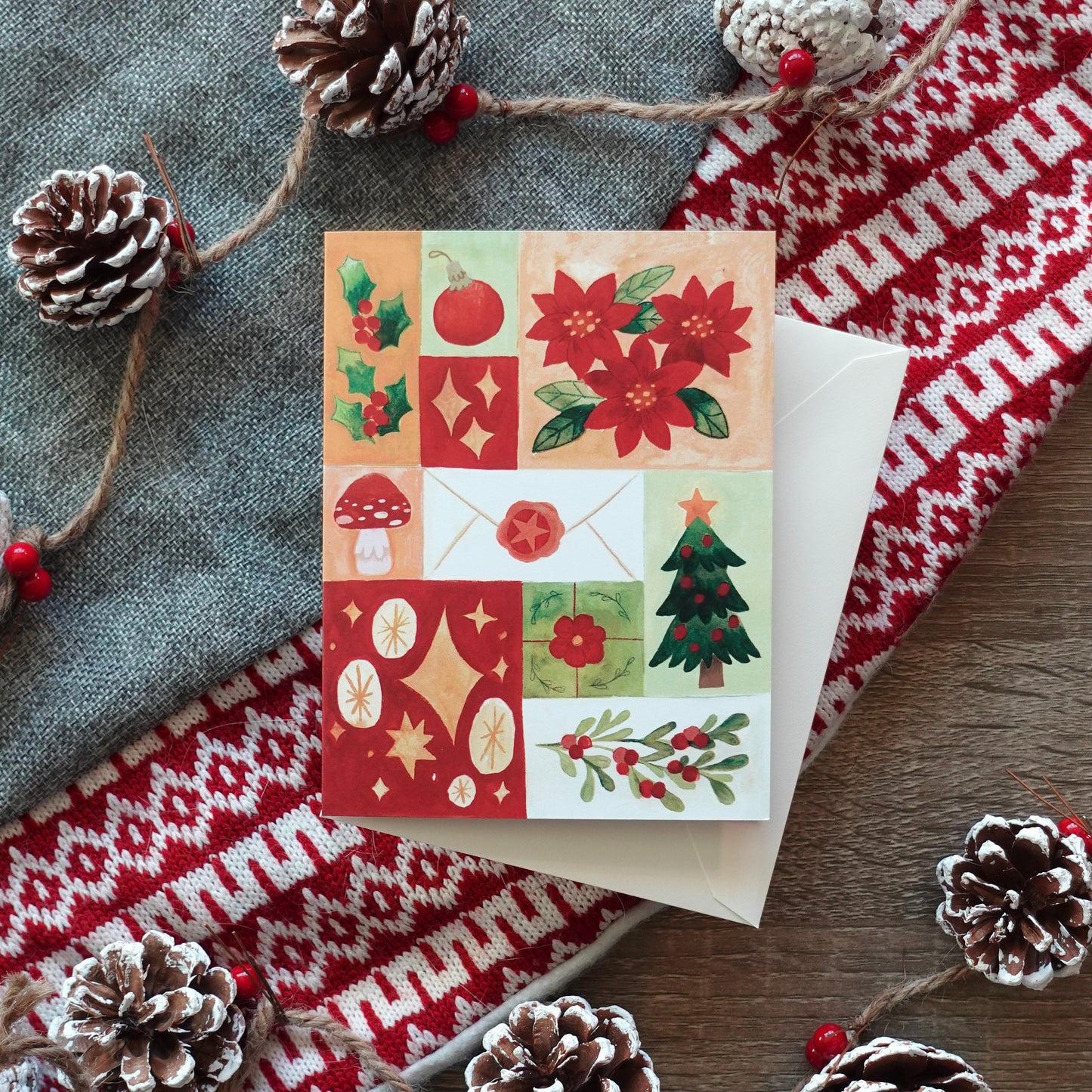 Cozy Christmas - Holiday/Winter/Christmas Card