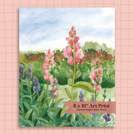 Snapdragons - Botanical Wall Art Print