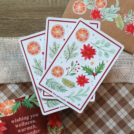Festive Botanicals - Sticker Sheet