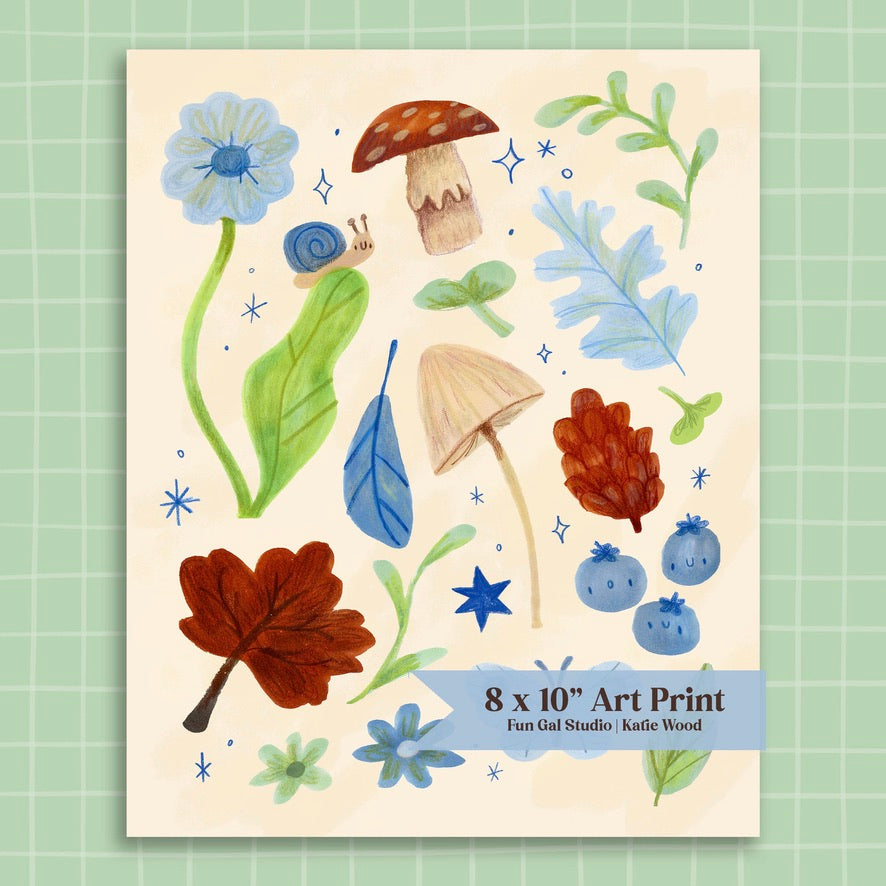 Garden Pals - Cute Wall Art Print