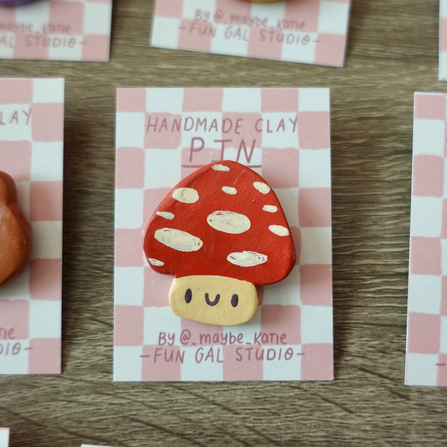 Fly Agaric Mushroom Pin