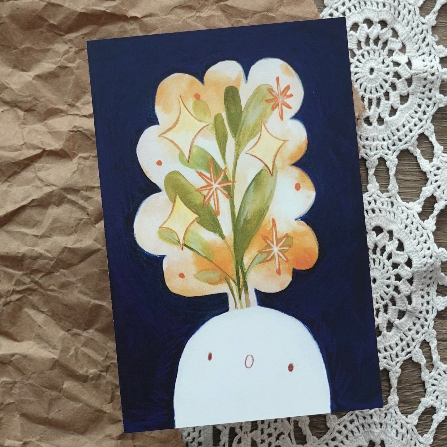 Magic Sprouts - Postcard / Mini Art Print