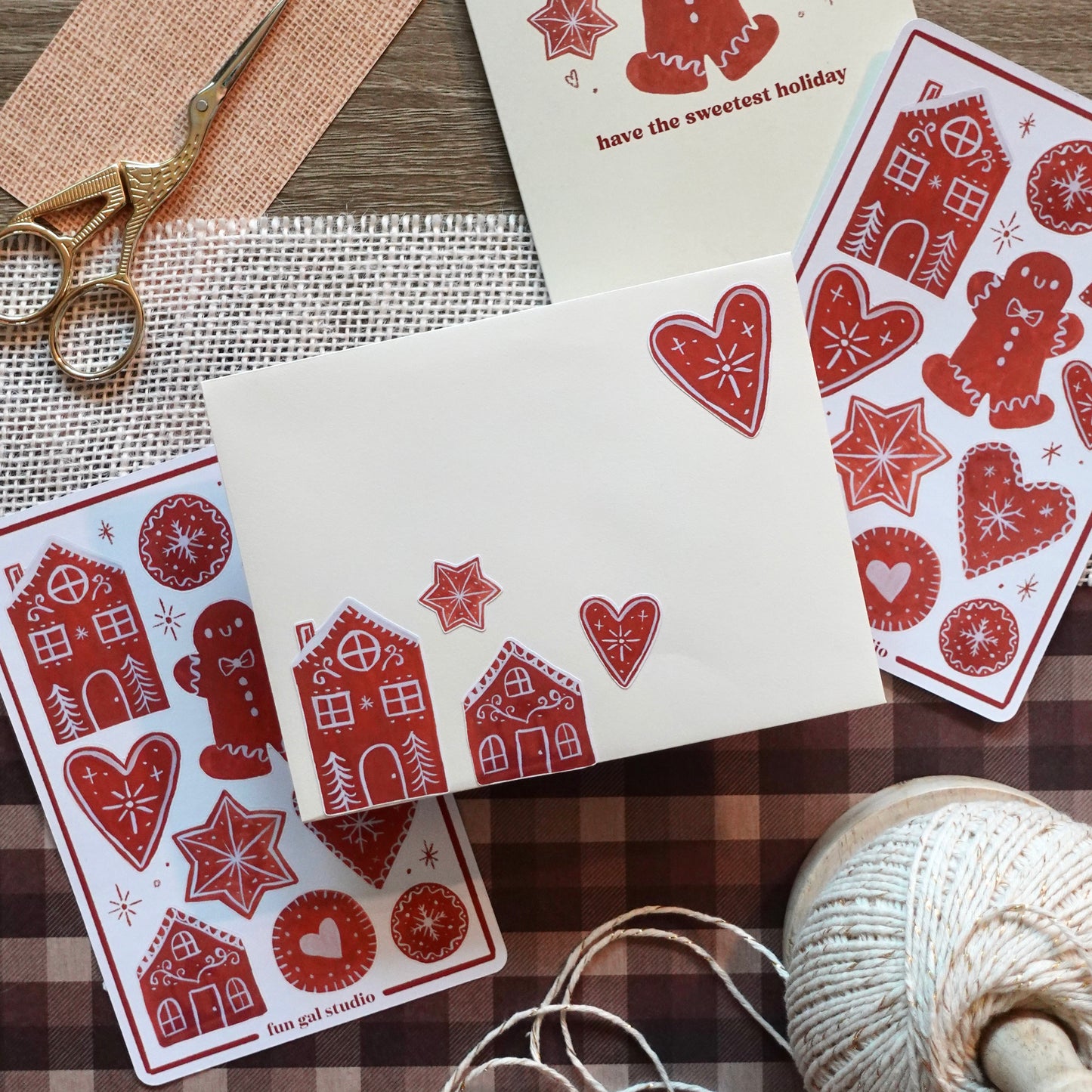 Gingerbread - Sticker Sheet