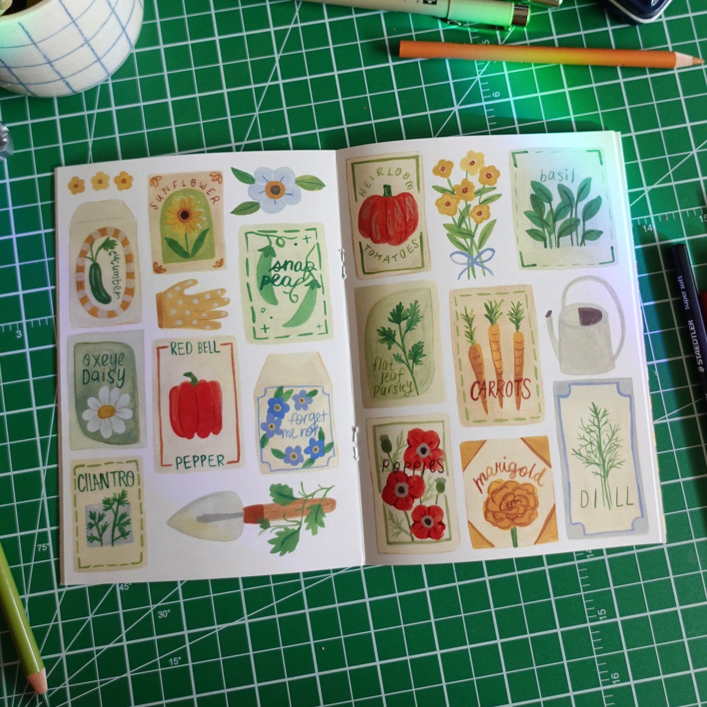 Love Letters to Summer - Illustrated Art Zine (PHYSICAL COPY)