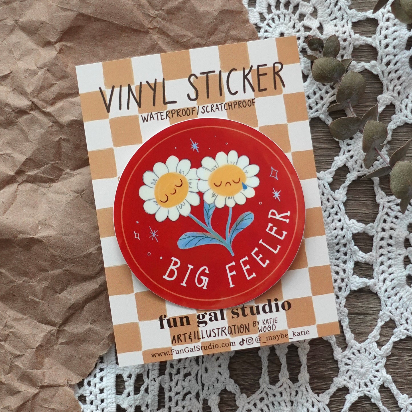 Big Feeler - Circle Vinyl Sticker