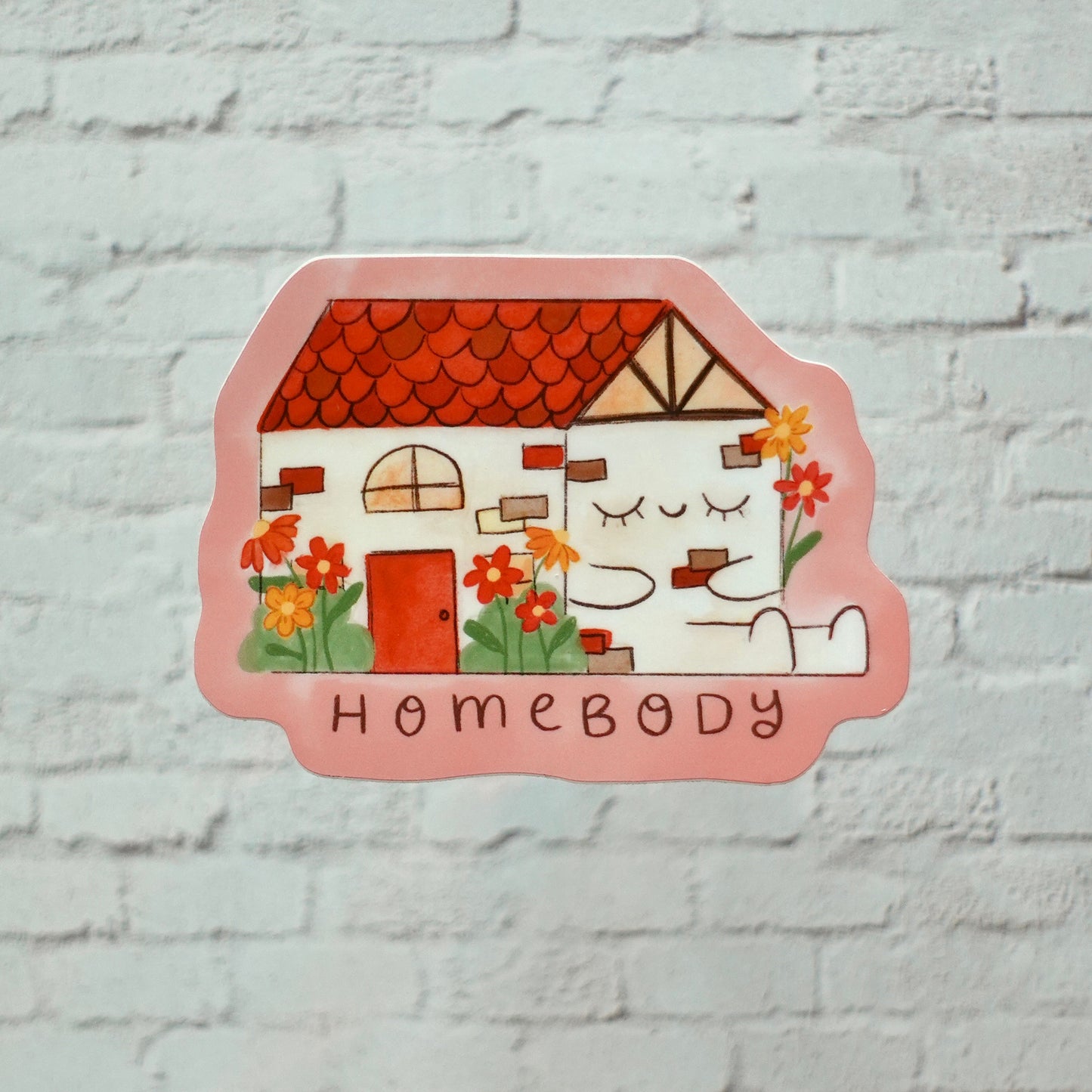 Homebody - House Die Cut Vinyl Sticker