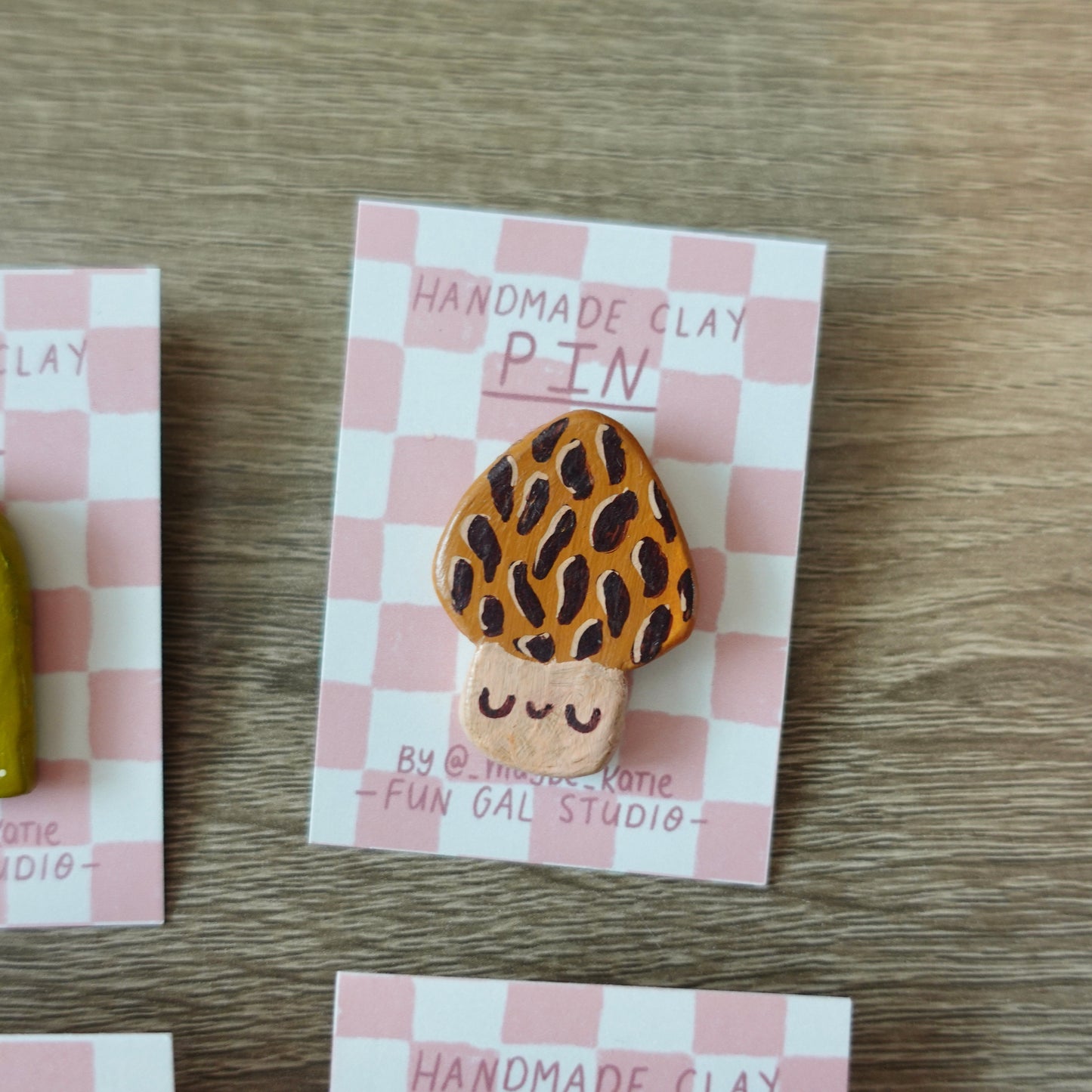 Morel Mushroom Pin