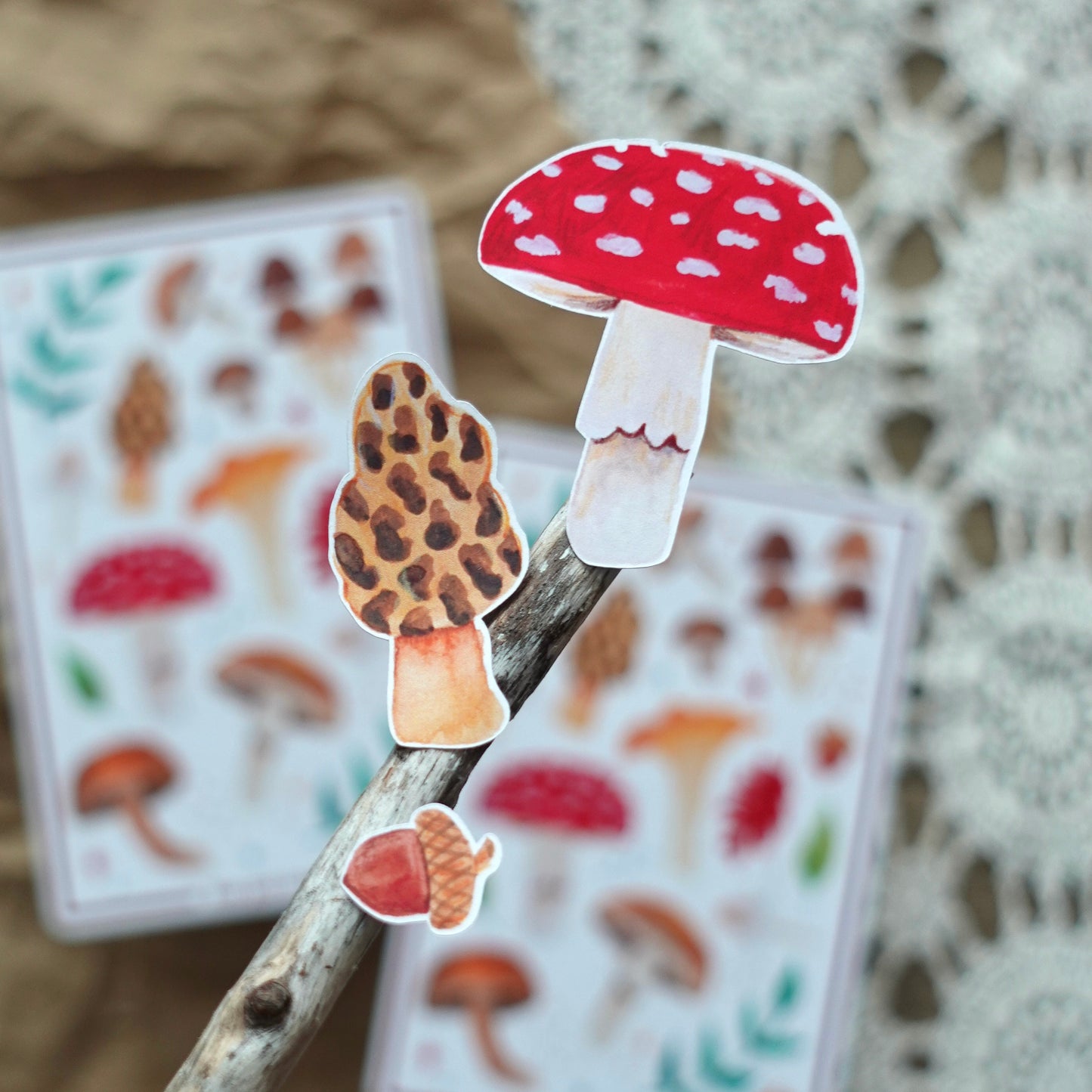 Mushrooms - Sticker Sheet