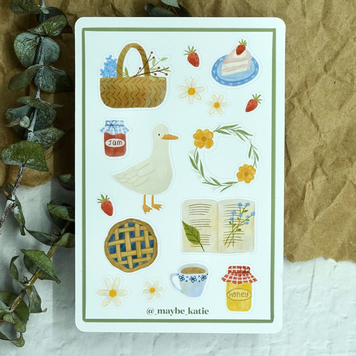 Cottagecore - Sticker Sheet – Fun Gal Studio