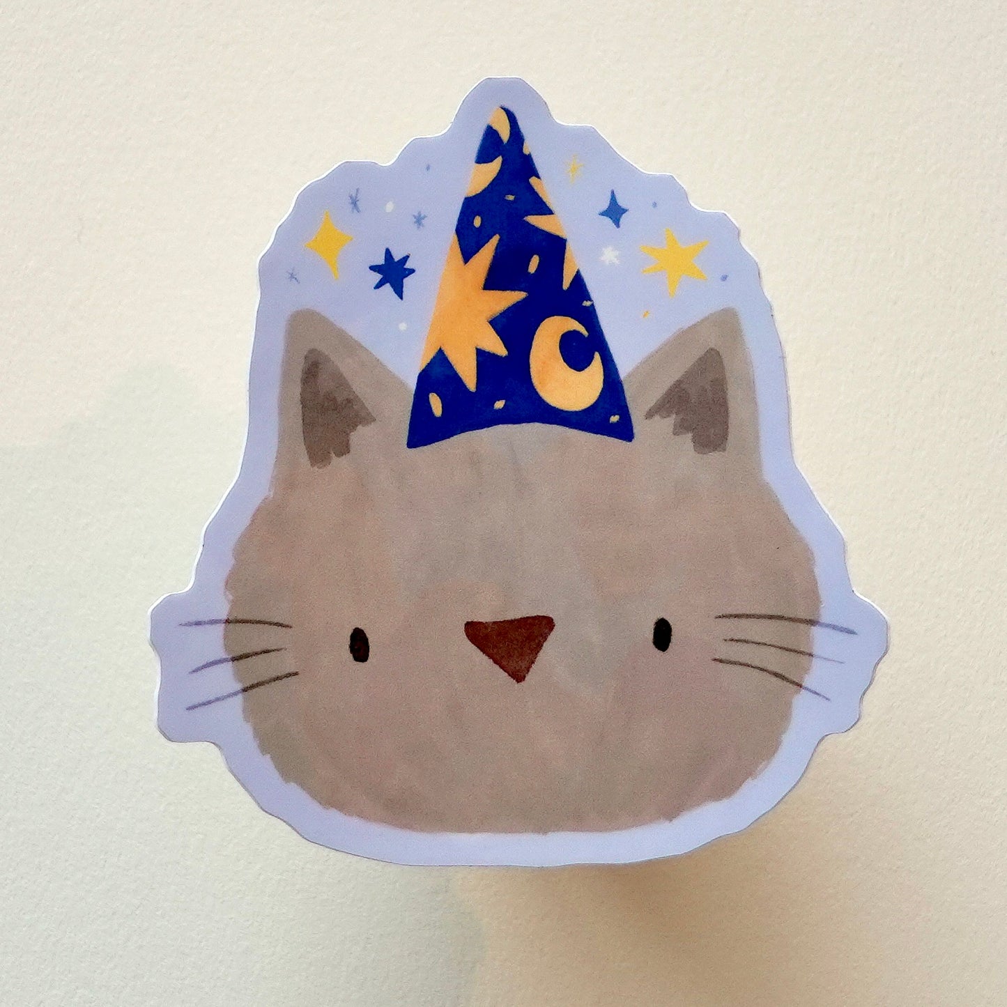 Wizard Cat - Kitty Die Cut Vinyl Sticker