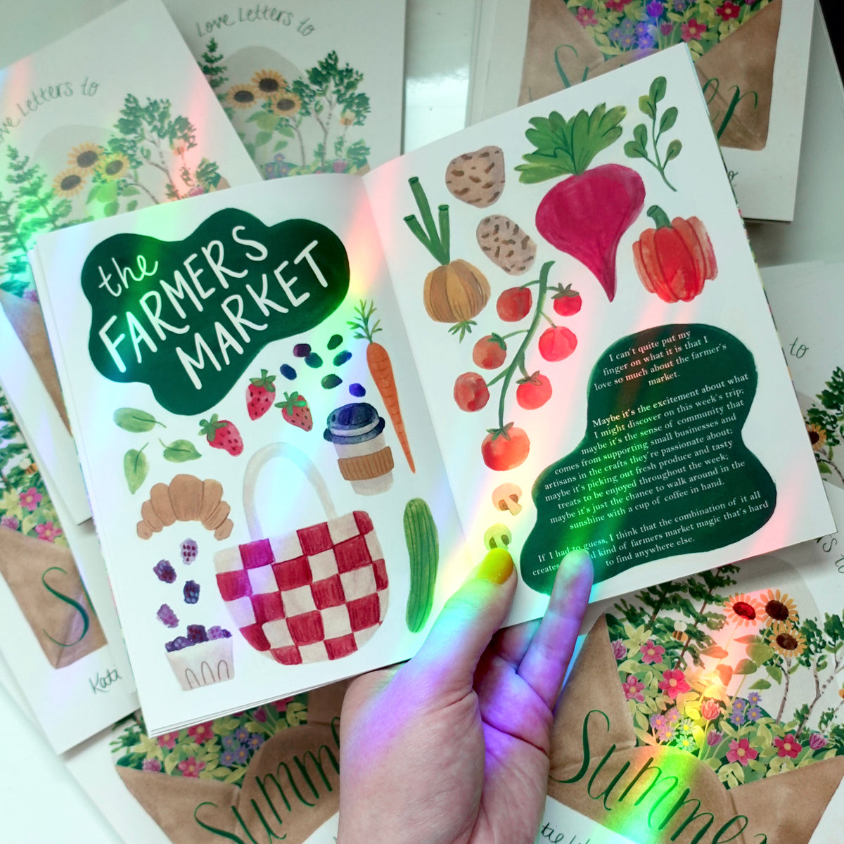 Love Letters to Summer - Illustrated Art Zine (PHYSICAL COPY)