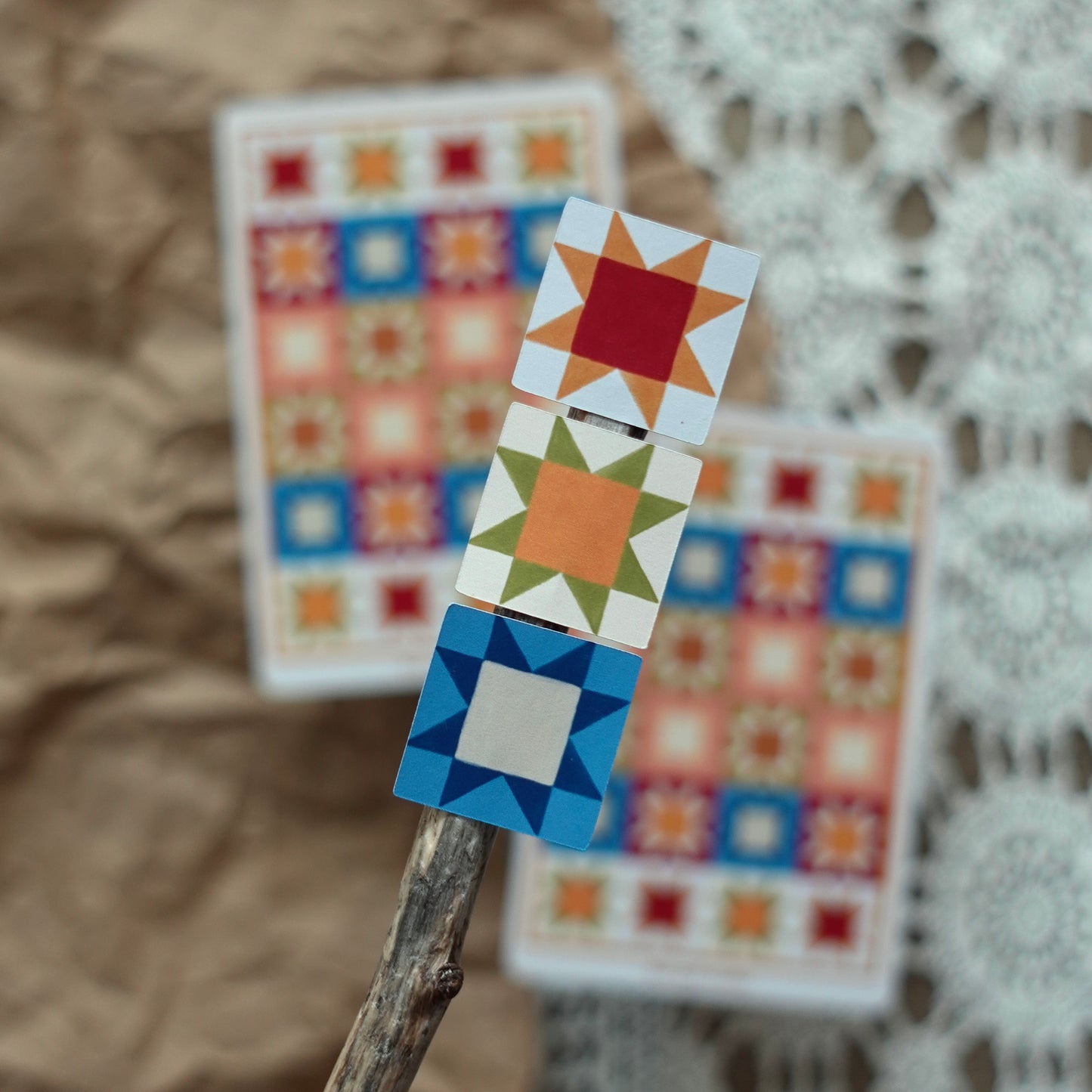 Cozy Quilt Squares - Sticker Sheet