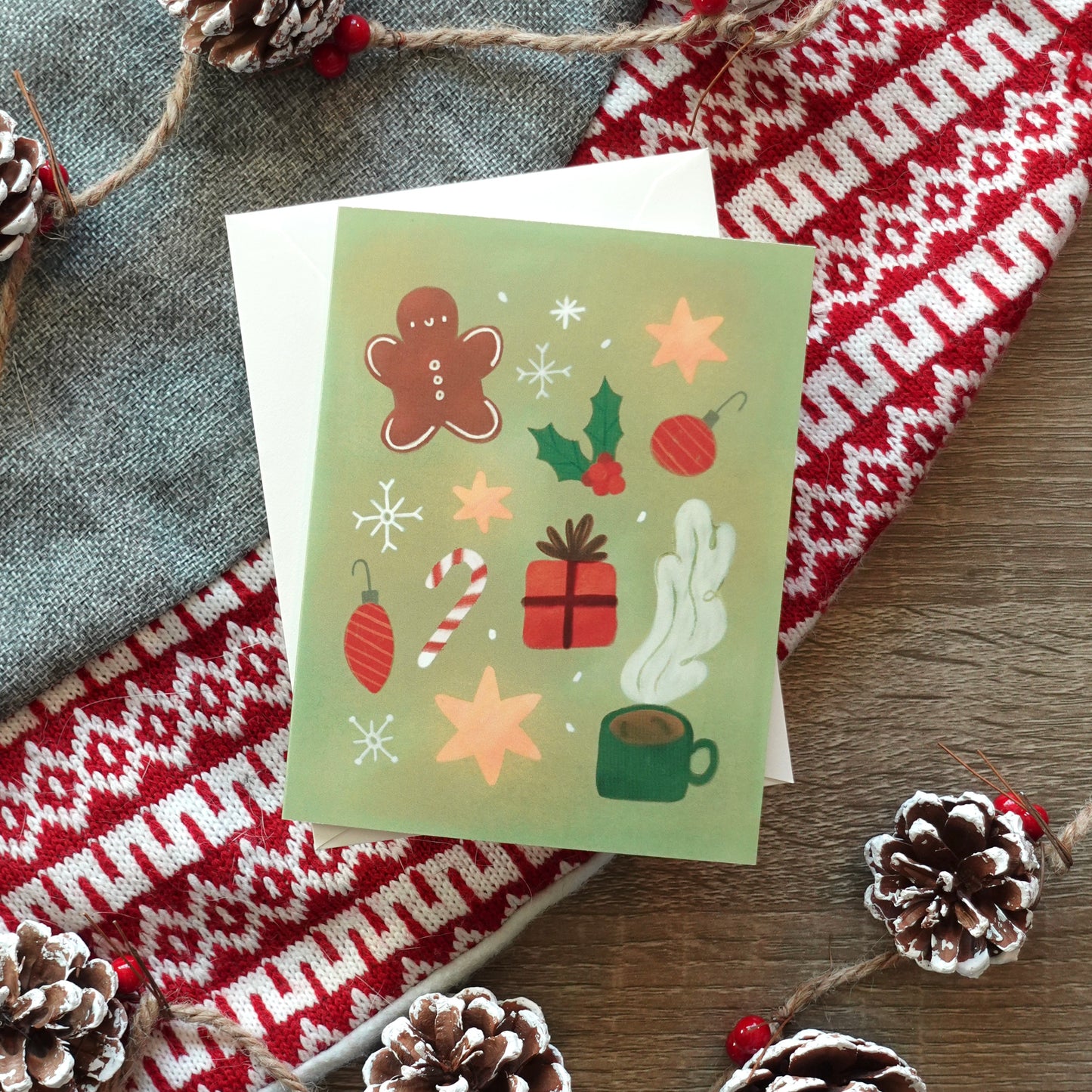 Fun Festivities - Holiday, Winter, Christmas Card
