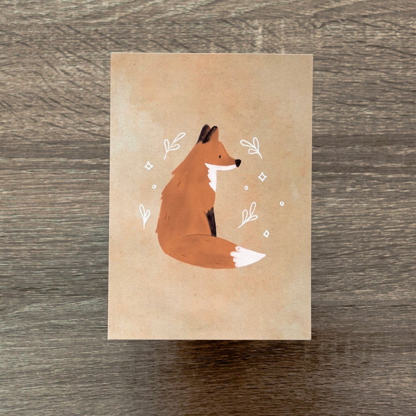 Thoughtful Fox - Postcard