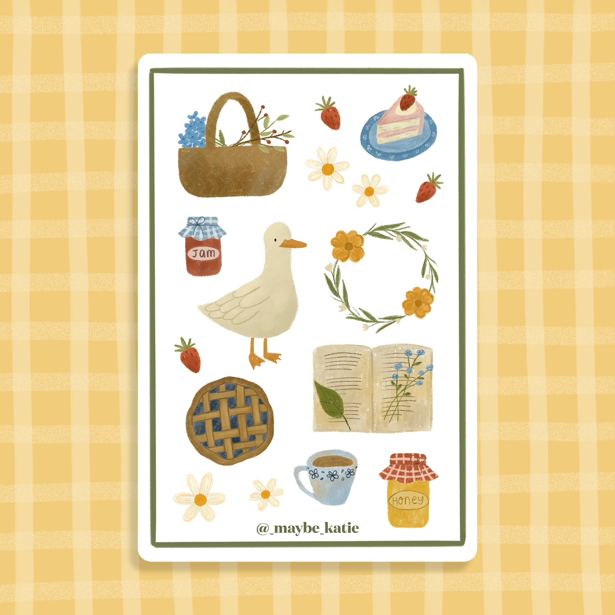 Cottagecore - Sticker Sheet – Fun Gal Studio