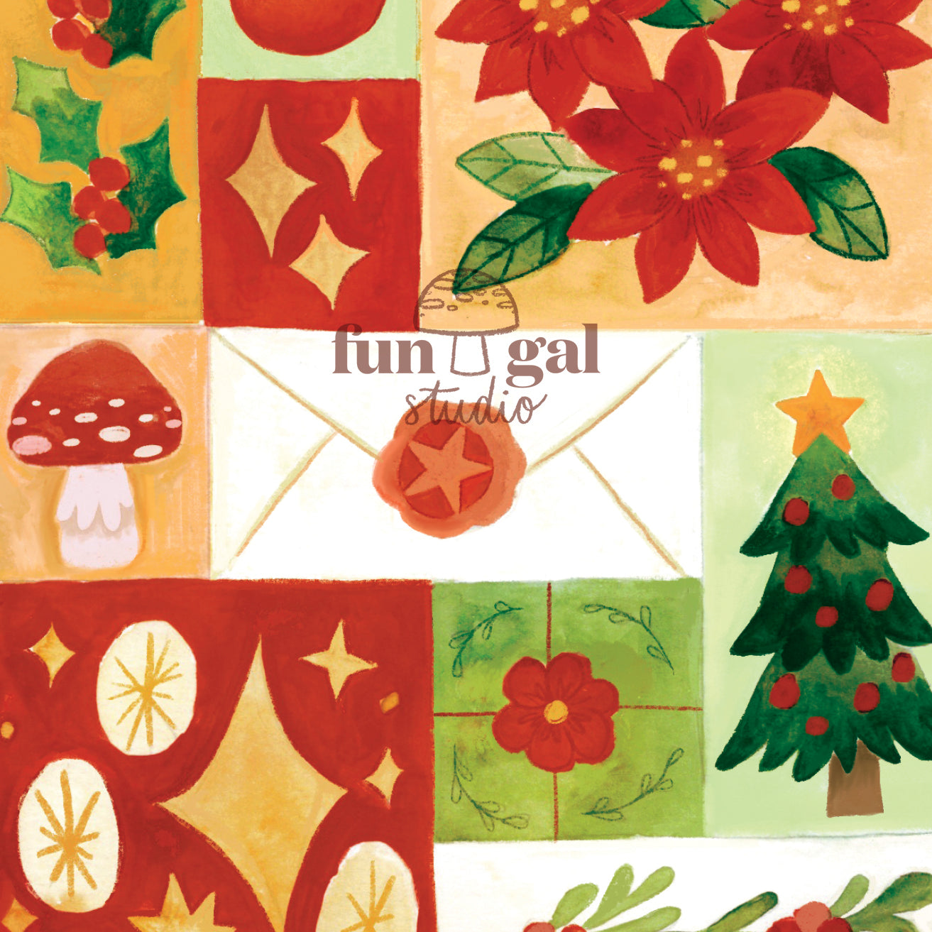 Cozy Christmas - Holiday/Winter/Christmas Card